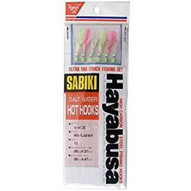 【中古】【輸入品・未使用】Hayabusa S-506E-12 Mix-Flash Sabiki Hot Hooks%カンマ% Size 12