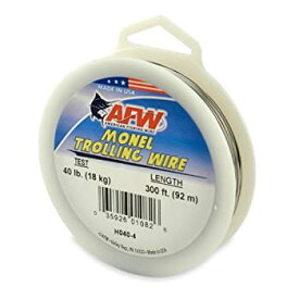 【中古】【輸入品・未使用】(0.6m - 90m Connected Spools%カンマ% 14kg Test%カンマ% Bright) - American Fishing Wire Monel Trolling Wire (Single Strand)