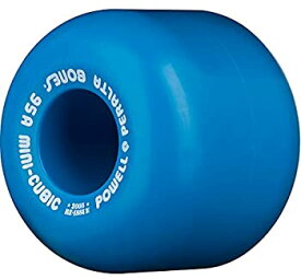 【中古】【輸入品・未使用】Powell-Peralta Mini Cubics 64mm 95A Blue Skateboard Wheels (Set of 4) by Powell-Peralta