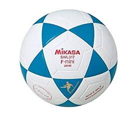 【中古】【輸入品・未使用】Mikasa D94 インドアシリーズ サッカーボール ブルー ホワイト 2