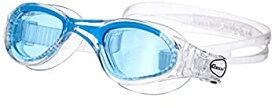【中古】【輸入品・未使用】(Clear Light Blue/Azure Lens%カンマ% Goggles) - Cressi Flash Swim Goggles Adult - Swimming Goggles For Men - Anti Fog Lens (also Mirrored)