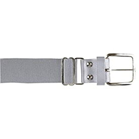 【中古】【輸入品・未使用】(28-130cm %カンマ% Grey) - Champro Elastic Baseball Belt with 3.8cm Leather Tab