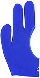 【中古】【輸入品・未使用】(Small%カンマ% Blue) - Pro Series BG Reversible Three Fingered Billiard Glove