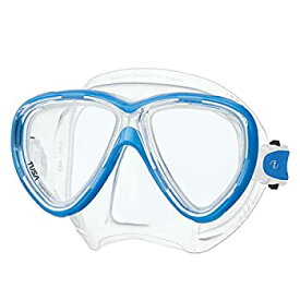 【中古】【輸入品・未使用】Tusa M-211 Freedom One Scuba Diving and Snorkeling Mask - Fishtail Blue