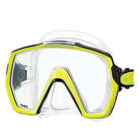 【中古】【輸入品・未使用】(Fluorescent Yellow) - Tusa M1001 FREEDOM HD Scuba Diving Mask