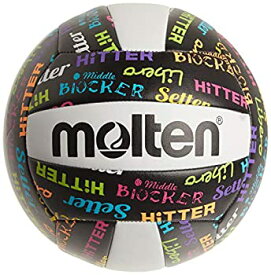 【中古】【輸入品・未使用】(Black/Neon Colors) - Molten Recreational Volleyball