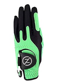 【中古】【輸入品・未使用】(Worn On Left Hand%カンマ% Lime Green) - Zero Friction Junior Compression-Fit Synthetic Golf Gloves%カンマ% Universal Fit One Size