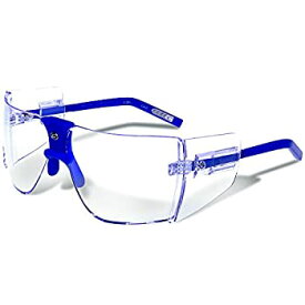 【中古】【輸入品・未使用】(Blue Frame/Clear Lenses) - Gargoyles Performance Eyewear Classic Polycarbonate Safety Glasses