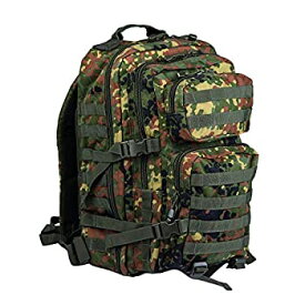 【中古】【輸入品・未使用】Mil-Tec Military Army Patrol Molle Assault Pack Tactical Combat Rucksack Backpack Bag 36L Flecktarn Camo [並行輸入品]