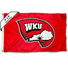 【中古】【輸入品・未使用】College Flags & Banners Co. WKU ヒルトッパーズ 4フィートx6フィート フラッグ