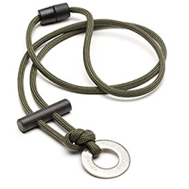 【中古】【輸入品・未使用】(Army Green) - The Friendly Swede Paracord Fire Starter Survival Necklace - Ferro Rod Flint and Steel Necklace