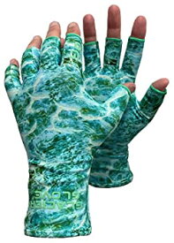【中古】【輸入品・未使用】(Large/X-Large%カンマ% Blue Camo) - Glacier Glove Abaco Bay Sun Glove