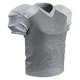 【中古】【輸入品・未使用】(3X-Large%カンマ% Silver) - CHAMPRO Stretch Polyester Practise Football Jersey