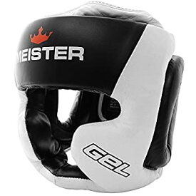 【中古】【輸入品・未使用】(XX-Large%カンマ% White / Black) - Meister Gel Full-Face Training Head Guard for MMA%カンマ% Boxing & Muay Thai