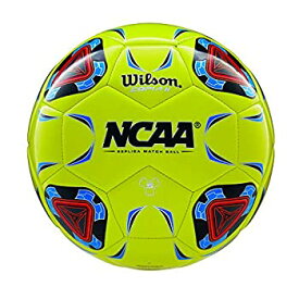 【中古】【輸入品・未使用】Wilson NCAA Copia II サッカーボール オプティックイエロー サイズ5