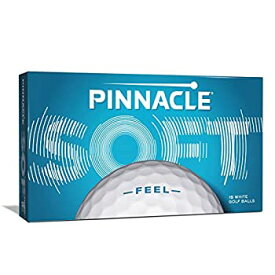 【中古】【輸入品・未使用】Pinnacle ソフトゴルフボール ホワイト (15ボールパック)