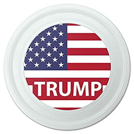 【中古】【輸入品・未使用】トランプアメリカンフラッグ大統領ノベルティ9%ダブルクォーテ%フライングディスク