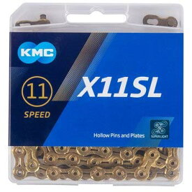 【中古】【輸入品・未使用】KMC X11SL チェーン 11スピード/11s/11速 118Links (ゴールド) [並行輸入品]
