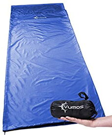 【中古】【輸入品・未使用】Vumos sleeping bag(寝袋) Liner and Camping Sheet ? Use as a Lightweight Sleep Sack When You Travel - Has Full Length Zipper [並行輸入品