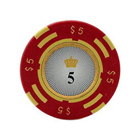 【中古】【輸入品・未使用】Versa Games クラウン カジノ クレイポーカーチップ 13.5グラム 50個パック (色選択)