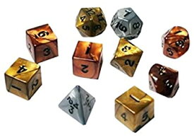 【中古】【輸入品・未使用】[Koplowゲーム]Koplow Games 1 X Koplow RPG Dice Sets: Assorted Olympic Polyhedral 10Die Set 13489 [並行輸入品]