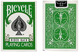 【中古】【輸入品・未使用】Bicycle Cards Poker Sized Green Backed [並行輸入品]