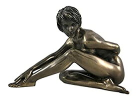 【中古】【輸入品・未使用】6 Inch Figure Seated Female Nude Hand on Foot Display Decor by Unknown