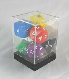【中古】【輸入品・未使用】Assorted Jumbo Polyhedral 7 Dice Set
