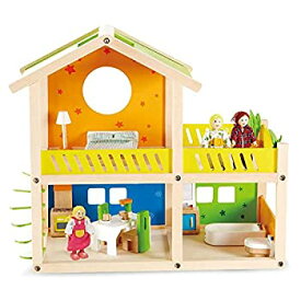 【中古】【輸入品・未使用】[ヘイプ]Hape Happy Family Happy Villa Doll House E3402 [並行輸入品]