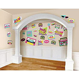 【中古】【輸入品・未使用】Totally 80's Mega Value Cutouts 30ct by Amscan [並行輸入品]