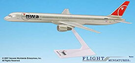 【中古】【輸入品・未使用】Flight Miniatures ノースウエスト航空 NWA 2003 ボーイング 757-300 1:200スケール ディスプレイモデル