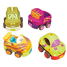 【中古】【輸入品・未使用】B. Wheeee-ls Pull Back Toy Vehicle Set With Sounds by Battat [並行輸入品]