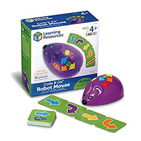 【中古】【輸入品・未使用】ラーニング リソーシズ(Learning Resources) 幼児向けプログラミング教材 プログラミングロボット ロボットマウス 単体パック LER2841 正規品