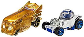 【中古】【輸入品・未使用】Hot Wheels Star Wars R2-D2 and C-3PO Character Car 2-Pack [並行輸入品]