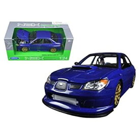 【中古】【輸入品・未使用】Welly 2005 Subaru Impreza WRX STI 1/24 Scale Diecast Model Car Blue [並行輸入品]