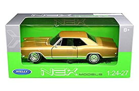 【中古】【輸入品・未使用】New 1:24 W/B WELLY COLLECTION - Gold 1965 Buick Riviera Gran Sport Diecast Model Car By Welly [並行輸入品]