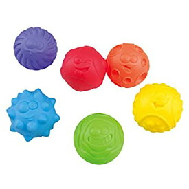 【中古】【輸入品・未使用】PlaygoレインボーTextured balls-6個baby-toy