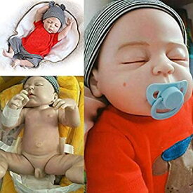 【中古】【輸入品・未使用】icradleフルボディビニールシリコンReborn幼児用人形18インチ45?cm Realistic Looking Reborn Baby Boy Dolls Real Lifelike解剖学的に正しい磁