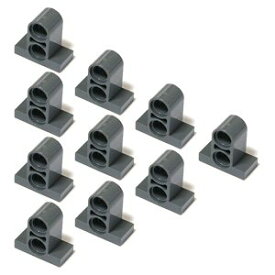 【中古】【輸入品・未使用】LEGOブロック・純正パーツ＜テクニック・コネクタ＞No.32530 Pin Connector Plate 1 x 2 x 1 2/3 with 2 Holes (Double on Top) (10個%カンマ% Dark