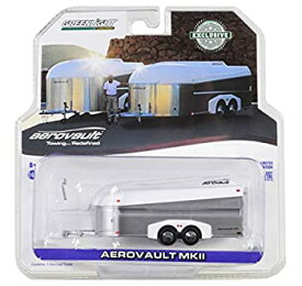 【中古】【輸入品・未使用】Aerovault MKII Trailer Silver with White Top Hobby Exclusive 1/64 Diecast Model by Greenlight 30008