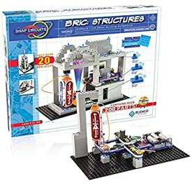 【中古】【輸入品・未使用】Snap Circuits BRIC: Structures | Brick & Electronics Exploration Kit | Over 20 Stem & Brick Projects | Full Color Project Manual | 20 P
