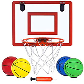 【中古】【輸入品・未使用】Indoor Mini Basketball Hoop and Balls 16%ダブルクォーテ%x12 - Basketball Hoop for Door Set - Indoor Mini Basketball Game for Kids