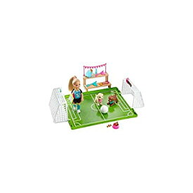 【中古】【輸入品・未使用】バービー　チェルシー　クラブ チェルシー ドリームハウス サッカー プレイセット　Barbie Dreamhouse Adventures Chelsea Doll%カンマ% 6-Inch Blo