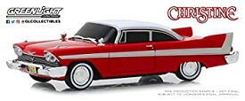 【中古】【輸入品・未使用】1958 Plymouth Fury Red (Evil Version with Blacked Out Windows) Christine (1983) Movie 1/43 Diecast Model Car by Greenlight%ダブルクォーテ%%タ