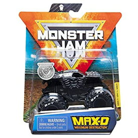 【中古】【輸入品・未使用】MonsterJam 1:64 マキシマムデストラクション MAX D ブラック