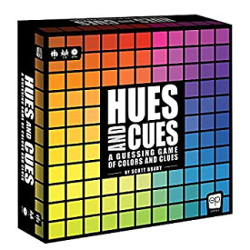 【中古】【輸入品・未使用】USAOPOLY ヒューズ&amp;キューズ HUES and CUES 鮮やかな色あてゲーム 家族でのゲームナイトに ヒントの言葉と色をつなぎ合わせる 480色の正方形