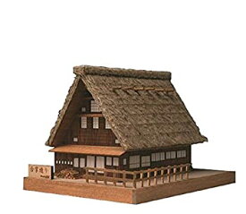 【中古】ウッディジョー ミニ建築 No.1 合掌造り 木製模型