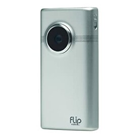 【未使用】【中古】Flip Mino HD Video Camera　ブラッシュメタル 8GB%カンマ%　120分　2ndGene