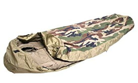 【未使用】【中古】Mil-Tec スリーピングバッグ カバー 防水 透湿 3層式 - CCE Camo 迷彩