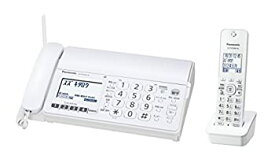 【中古】パナソニック おたっくす デジタルコードレスFAX 子機1台付き 1.9GHz DECT準拠方式 ホワイト KX-PD304DL-W